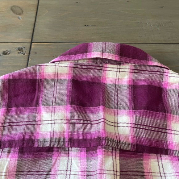Purple/Pink Plaid Shirt NWT - Picture 7 of 7